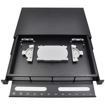 kaufen 19 Zoll 24 Port ODF Glasfaser Patch Panel mit Schubladenstruktur für einfachen Betrieb in Rechenzentren online manufacture
