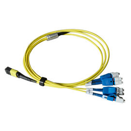 kaufen 8 Faser MTP- bis Uniboot-4 X LC MTP Stamm-Kabel Mpo zum Lc-Ausbruch-Kabel online manufacture