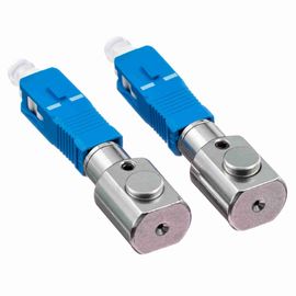 kaufen Graue bloße Adapter-Faser Optik-Sc-Art Faser-Optikkoppler für Test-Mitte online manufacture