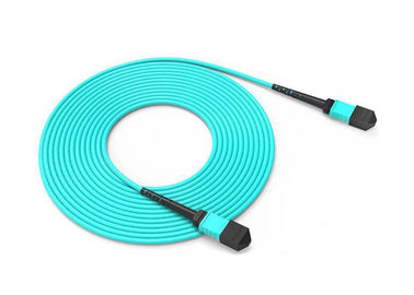kaufen MPO-/MTP-Mann oder weibliches Stamm-Kabel, OM3/OM4 Verbindungskabel 8/12/24 Faser online manufacture