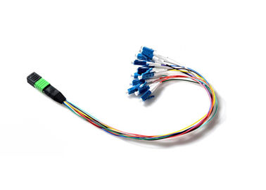 kaufen MPO APC ZU LC lockern heraus 0.9mm das 12 Faser-einfache Modul-Optikverbindungskabel auf online manufacture