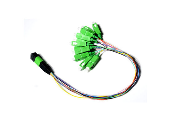kaufen 0.9mm 12 Fiber Fan Out Optic Patch Cord MPO MTP Kabel mit anpassbarer Länge online manufacture