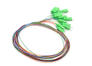kaufen 12 Farbe-0.9mm Sc-/APC-Verbindungsstück-Einmodenfaser-optischer Zopf online manufacture