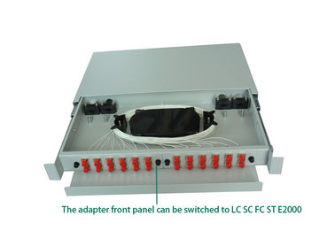 kaufen 19 Kern-Monomode--Lichtleiterkabel ODF des Zoll-12 St.-/LC-Gestell angebracht online manufacture