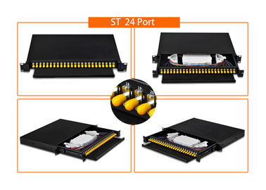 kaufen Zoll 12 X LC/Sc/FC/St. des Einmodenfaser-Optikschalttafel-Gestell-Berg-19 online manufacture