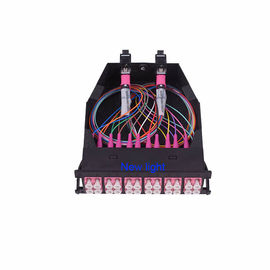 kaufen Asphaltieren Sie Faser-optischen Kasten mit des Adapter-/ODF MPO-LC Kasten Faser-optischem 12 Kern-der Kassetten-LGX online manufacture