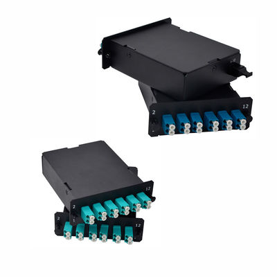 kaufen 19-Zoll Rack-Montagemodul mit MPO-Kassette, Corning-Glasfaserkabel und geringer Einfügedämpfung online manufacture