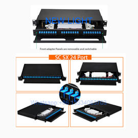 kaufen Gestell-Berg-Multimodefaser-Optikhafen Schalttafel/48 19 Zoll-Schalttafel-Faser-Optik online manufacture