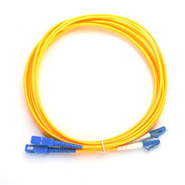 kaufen Duplexmultimodefaser-Optikflecken des faser-Optikverbindungskabel-/Sc Lc verkabelt online manufacture