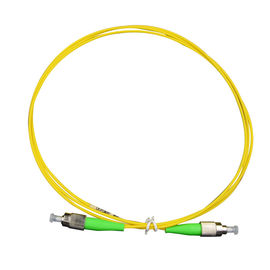 kaufen Faser-Verbindungskabel-Simplexbetrieb 9/125 FC APC schraubenartige Verbindungsstücke Inspektion Metall2 Meter-Länge online manufacture