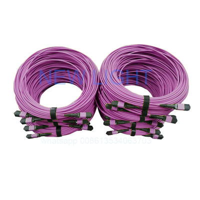 kaufen OM4 12-Kern-MPO-MTP-Kabel mit anpassbarer Länge für Hochdichte-Rechenzentren online manufacture