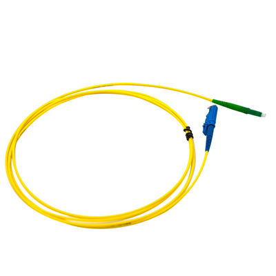 kaufen Gelbes Kabel-Einmodus E2000 bis LC APC G657A2 Glasfaser-Patch-Kabel für FTTH und Telekommunikation online manufacture