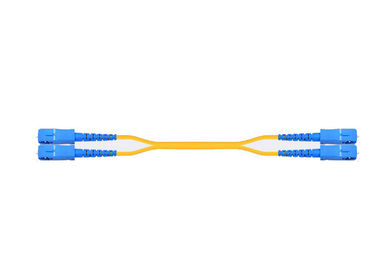 kaufen 40G Datenübertragung Sc-Faser-Optikverbindungskabel-Duplex-Monomode- 1310/1550nm online manufacture