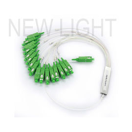 kaufen Singlemode 900μm Faser 1x2 Blockless des SC-/APCverbindungsstück-Faser-Optikteiler- online manufacture