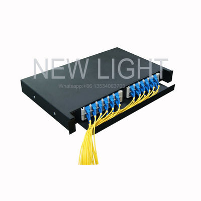 kaufen 19''/23' Rack Mount Schieberegler Schublade Glasfaser Patch Panel mit 12/24 Kern für einfaches Kabelmanagement online manufacture