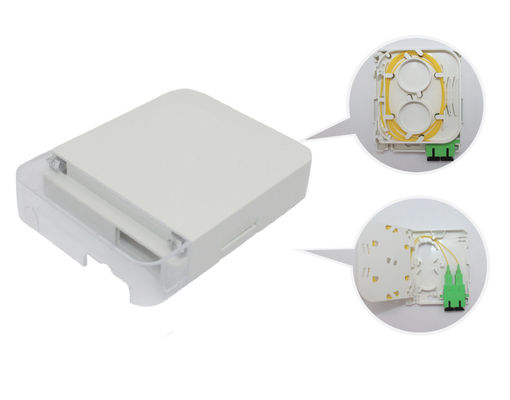 kaufen 2-Port SC Duplex Glasfaser Patchpanel Wandmontierbar Glasfaser-Anschlussdose für Kabelmanagement online manufacture