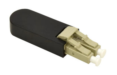 kaufen FASER-Optikloopback-beige Farbe-LC-Verbindungsstücke LC Millimeter 62.5/125 Duplexmit Klipp online manufacture