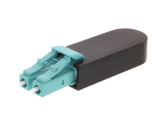 kaufen Aqua Duplex LC Glasfaser Loopback OM3-300 Multimode 50/125µm für FTTH-Netzwerktests online manufacture