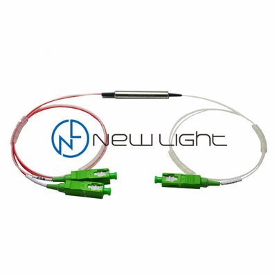 kaufen SC APC Glasfaser-WDM-Wellenlängen-Divisions-Multiplexer mit niedrigem Einsetzungsverlust, hoher Isolierung und kompakter Konstruktion online manufacture