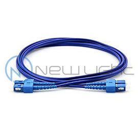 kaufen Faser-optisches 2,0 Duplexverbindungskabel Sc UPC blaue gepanzerte Farb online manufacture