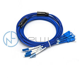 kaufen 4 Niederlassung Fasern LC-Sc 2,0 0,5 Meter-Faser-Optikflecken-Kabel online manufacture