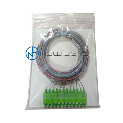 kaufen SC APC Connector Glasfaser-Pigtail mit 1310 nm Wellenlänge und geringem Einsetzverlust für FTTH-Netzwerke online manufacture