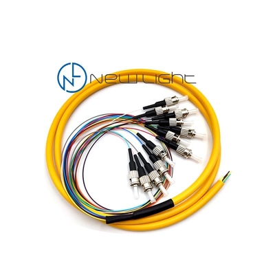 kaufen Einmodenfaser-optisches Kabel 1m LSZH 0.9mm FC UPC/Strang APC 12 online manufacture