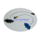 12-adriges MPO-Glasfaser-Trunkkabel OS2 OM3-Buchse Polarität B Plenum