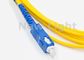 Verlust-Verbindungskabel der hohen Rendite aus optischen Fasern/Sc zum Sc-Einmodenfaser-Flecken-Kabel