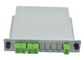 Grauer Farbe-Sc APC 1x4 PLC-Teiler-Kasten-planare Wellenleiter-Art für FTTH-Systeme