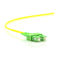 Sc APC mit Klipp freie aus optischen Fasern springendem Kabel des Logo-Verbindungskabel-Monomode--2,0