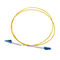 Sc/UPC - Verbindungskabel-Gelb PVC aus optischen Fasern/LSZH/OFNR LC-/UPC-Inspektion Simplex