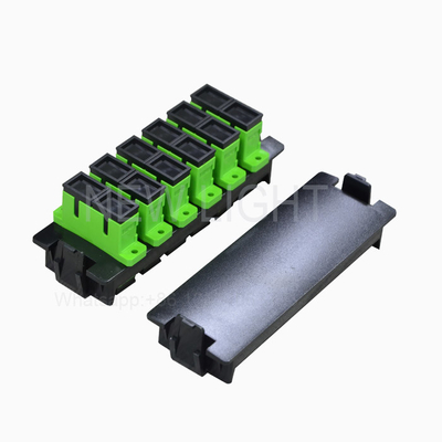 19 Zoll Panel Glasfaser-Rack montiert 24 Kern für Leviton Netzwerk