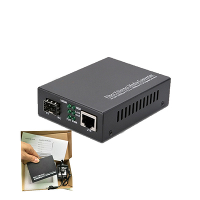 Sicherer Versand 10/100/1000M Glasfasermedienwandler LC-Schnittstelle mit Tx1550nm Beschreibung
