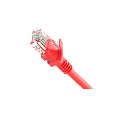 Cat7 Netzwerkpatch Cord Doppelschutz Goldplattiert Bares Kupfer 24AWG 7/0.20mm Kabel