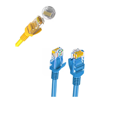Goldbeschichtetes Cat6 Patch Cord UL-zertifiziertes doppelschütztes Cat7-Netzwerkkabel