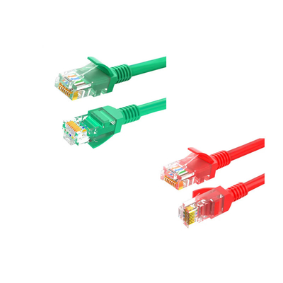 Geschwindigkeits-Ethernet-Patch-Kabel UL-zertifiziert Cat6a Bares Kupfer 24AWG*2*4P 7/0.20mm 100% getestet