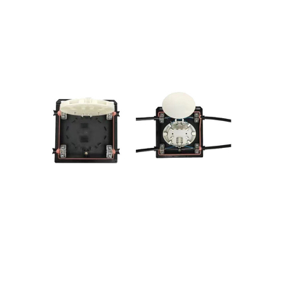 Wasserdicht IP68 Horizontales Glasfaser-Splitschluss mit Sperrplatte 24 Kernkapazität Inline-Design