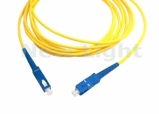 3 Meter SC bis SC Fiber Patch Cord Simplex Single Mode Fiber Jumper für das Netzwerk