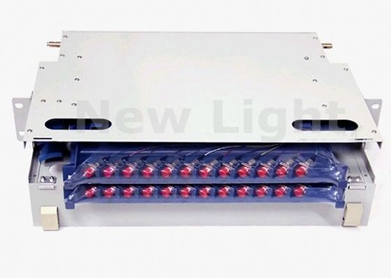 19 Zoll 24 Port ODF Glasfaser Verteilerfeld Glasfaser Patchpanel für FTTX/FTTH Anwendungen