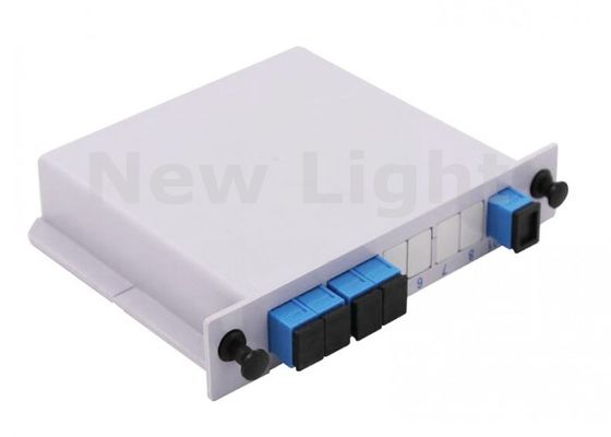 Fiberoptische Splitterbox mit 1x4 PLC Splitter und SC UPC-Anschluss
