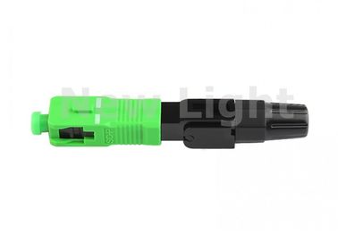 Kunststofffaseroptischer Schnellanschluss mit 10 Sekunden Betriebszeit 5N Befestigungsfestigkeit und 8N Befestigungskraft für FTTH-Anwendungen