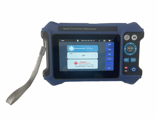 Handheld OTDR Glasfasertester mit 1310/1550nm Wellenlänge 100KM Testdistanz und Touchscreen