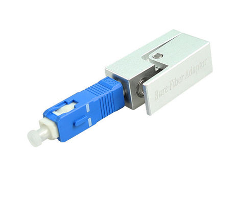SC Bare Fiber Optic Adapter mit niedrigem Einsetzverlust ≤0,20 dB, hoher Präzisionsausrichtung und Nickelplattiertem Messingkörper