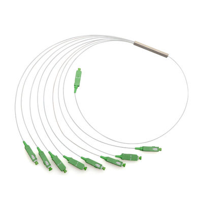 Stahlrohr-PLC-Splitter mit geringem Einsetzverlust und Wellenlänge von 1260-1650 nm für Glasfasernetzwerke