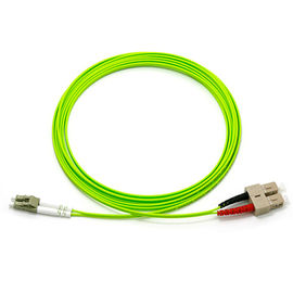 OM5 1 m-Duplex-Faser-Optikflecken-Kabel LC UPC - Sc-PVC in mehreren Betriebsarten