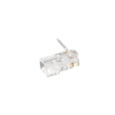 Fluke-zertifizierter transparenter RJ45-Stecker mit Reinkupferkontakten für Gigabit-Ethernet