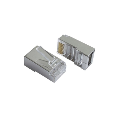Massenkategorie CAT6 8P8C Modularstecker - Goldplattierte, schnallfreie Stiefel, mehr als 1000 Zyklen