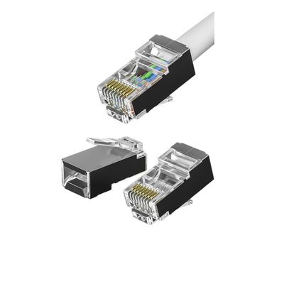 CAT7 600MHz RJ45-Anschluss mit vergoldeten Kontakten und Massenrabattmöglichkeiten