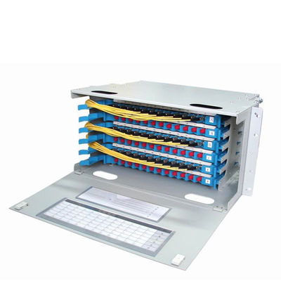 ABS / PC Glasfaserverteilungsrahmen für FTTH / FTTB / FTTX-Netzwerke mit 1X8/16/32/64-Kernen Kapazität ODF-Patch-Panel
